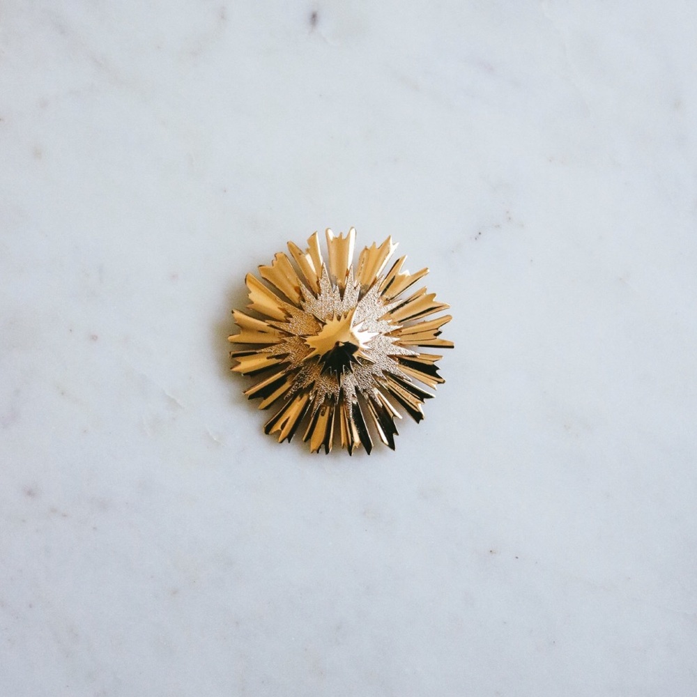 Vintage Monet Layered Brooch